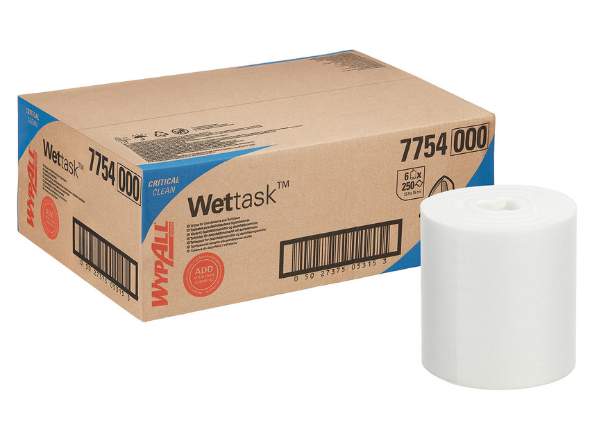 Système d’essuyage multi-surfaces WypAll® Wettask 7754